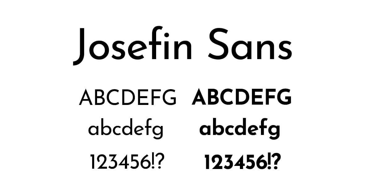 Josefin Sans